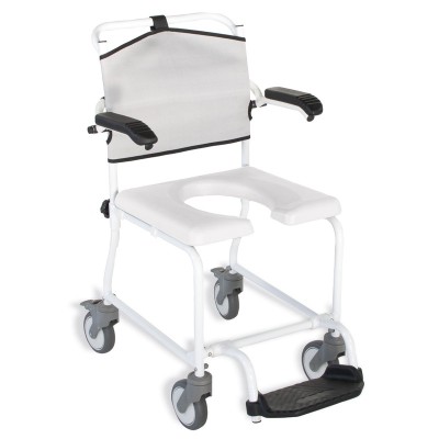 Silla de ruedas para ducha e inodoro Levina estrecha