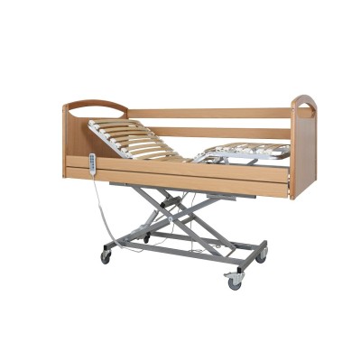 CAMA HOSPITALARIA ELEVADORA CON COLCHON VISCOELASTICO MEDICAL 90 x 190