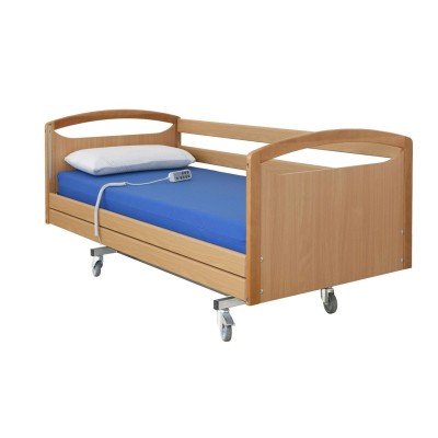 CAMA HOSPITALARIA ELEVADORA CON COLCHON VISCOELASTICO MEDICAL 90 x 190
