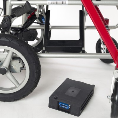 ALQUILER DE SILLA DE RUEDAS ELECTRICA "PLUMA"PLEGABLE ULTRA LIGERA