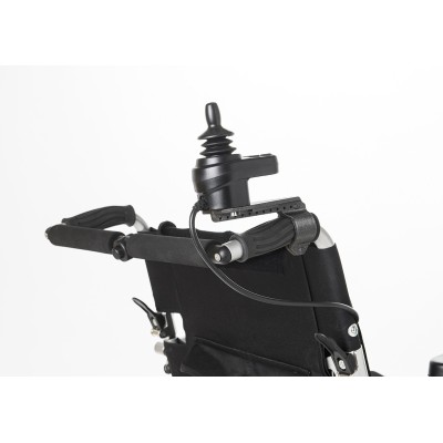 Alquiler de silla de ruedas eléctrica plegable super ligera con mando para el acompañante.