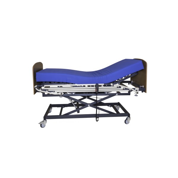 CAMA ELEVADORA HOSPITALARIA EZIS CONFIGURABLE CON COLCHON 90 x 190