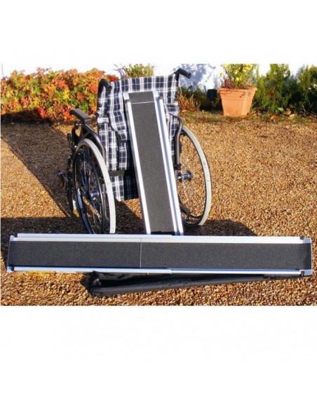 Rampas para silla de ruedas extensibles de dos railes