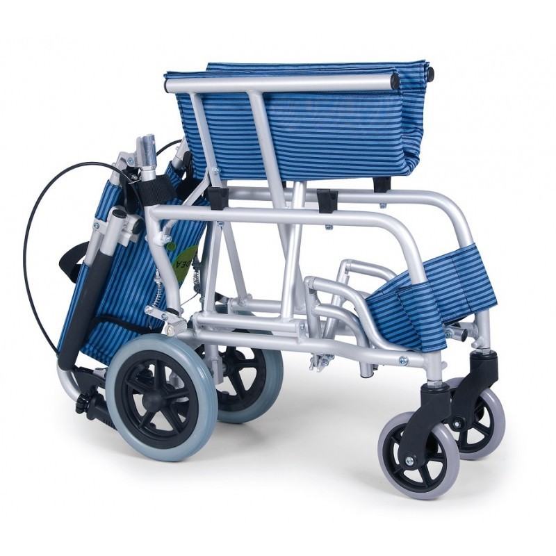 SILLA DE RUEDAS DE TRASLADO DE ALUMINIO