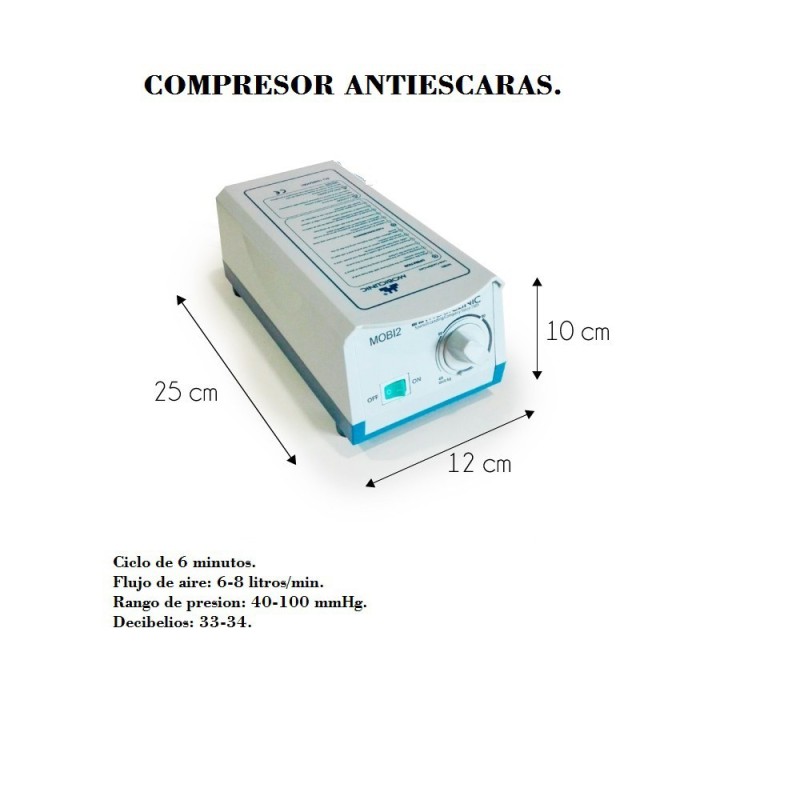 MOTOR COMPRESOR PARA COLCHONETA ANTIESCARAS