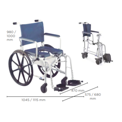 SILLA DE RUEDAS PARA DUCHA LIMA