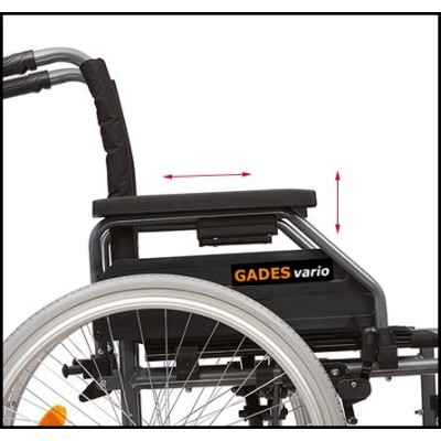 Silla de ruedas Gades Vario ligera plegable.  Barcelona