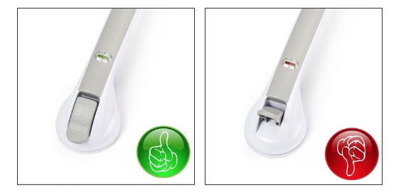 Asidera de seguridad con ventosa para el baño